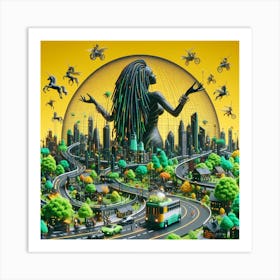 'The City' 1 Art Print