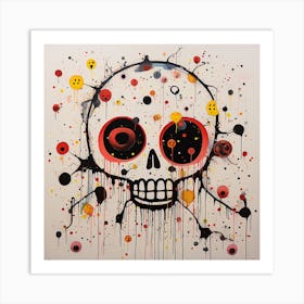 'Sugar Skull' 2 Art Print