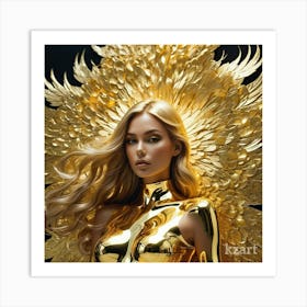 Golden Angel Art Print