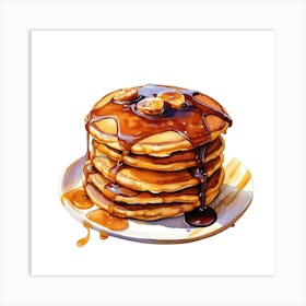 Pancakes With Syrup 6 Art Print