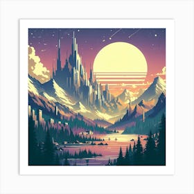 A Fantastical Land 3 Art Print