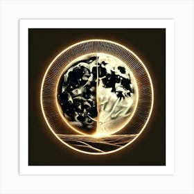 Earth And Sun Art Print