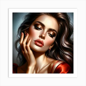 Portrait Artwork 106 Art Print