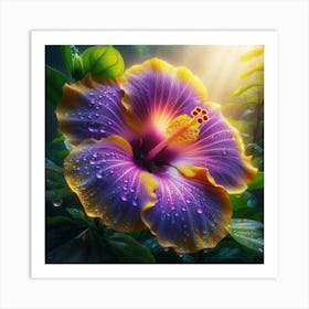 Hibiscus Flower 3 Art Print