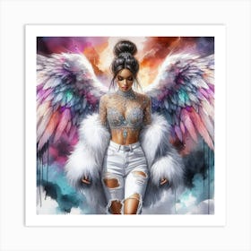 Angel Wings 44 Art Print