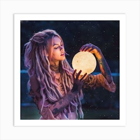 Full Moon Art Print