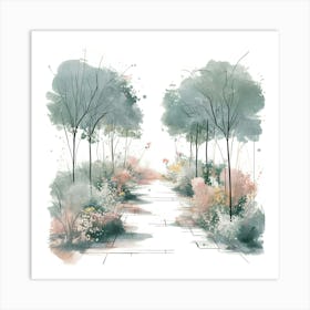 Garden Path Art Print