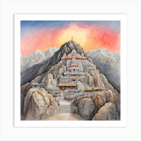 Hindu Temple 9 Art Print