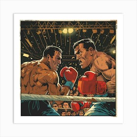 Prize Fighters. Boxing Series Art Print