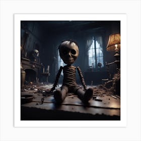 Voodoo Doll Art Print