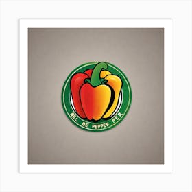 Red Pepper Logo Art Print