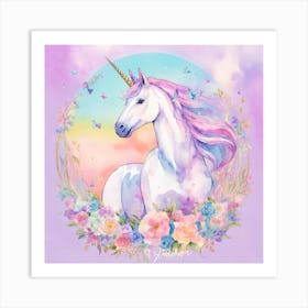 Unicorn Painting Art Print