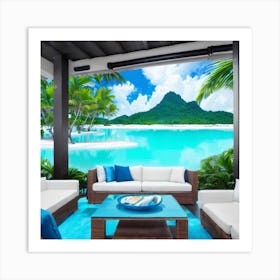 Bora Bora Art Print