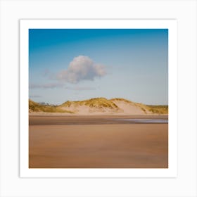 Dunescape Across The Sand Square Art Print