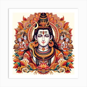 Lord Shiva 48 Art Print