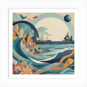 Sea Sea Art Print