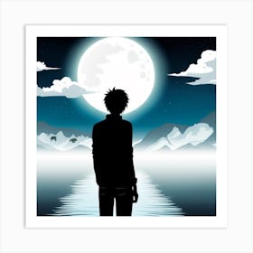 Glance of night Art Print