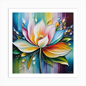 Lotus Flower 92 Art Print