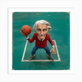 Basketball Man Art Print