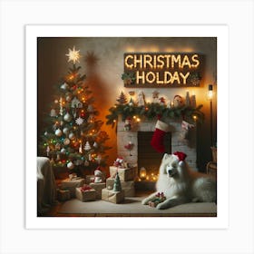Christmas Holiday Stock Videos & Royalty-Free Footage Art Print