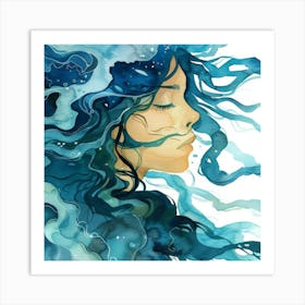 Mermaid 12 Art Print