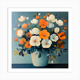 Winter Flowers 13 Art Print