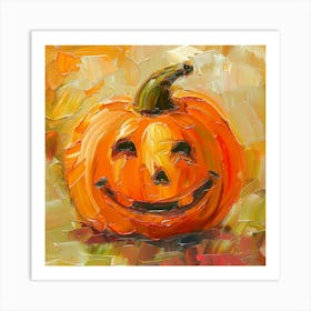 Halloween Pumpkin Art Print