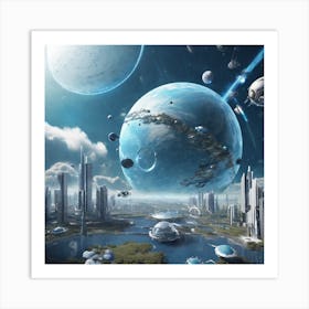 Space City 12 Art Print