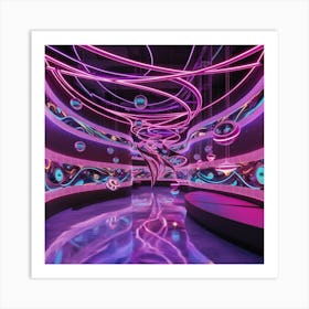 Futuristic Space 1 Art Print