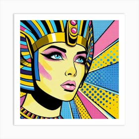 Pop Egyptian Dina Opal Art Print