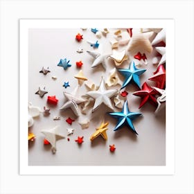 Patriotic Stars Art Print