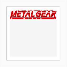 Trending Metal Gear Solid Art Print