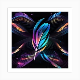 Feather Art 1 Art Print