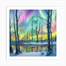 Aurora Borealis Art Print