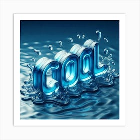 Letter Cool Art Print