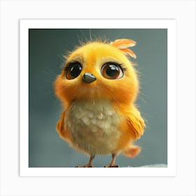 Cute Little Bird 21 Art Print