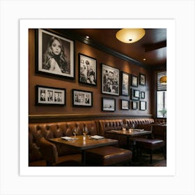 Restaurant Interior Art Print