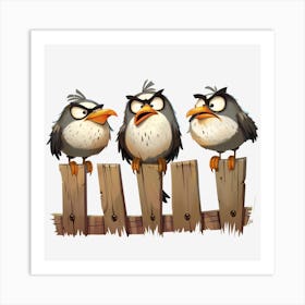 Angry Birds Art Print