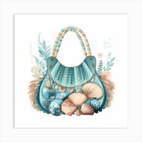 Coastal Harmony Purse Art Print