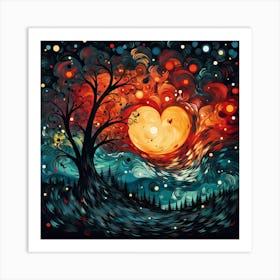 Heart Of Love 2 Art Print