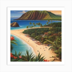 Hawaiian Beach 10 Art Print