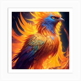 Phoenix Bird Art Print