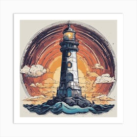 Lighthouse Art Print