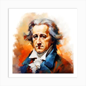 Portrait Of Johann Wolfgang von Goethe 1 Art Print