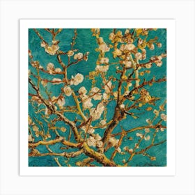 Almond Blossom, Vincent Van Gogh Living Room (4) Art Print