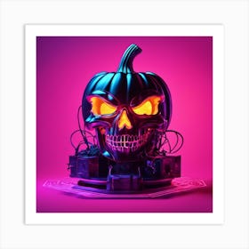 Halloween Skull Art Print