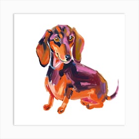 Dachshund 01 Art Print