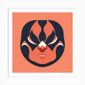 Face Of A Warrior Art Print