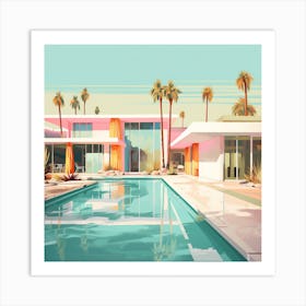 Aidyrose Palm Springs Vintage Architecture Mid Century Modern F Dfcf048f 0459 42db 8e61 Ad4f5eb234c2 1 045634 Art Print