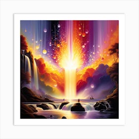 colors of the spectrum Art Print